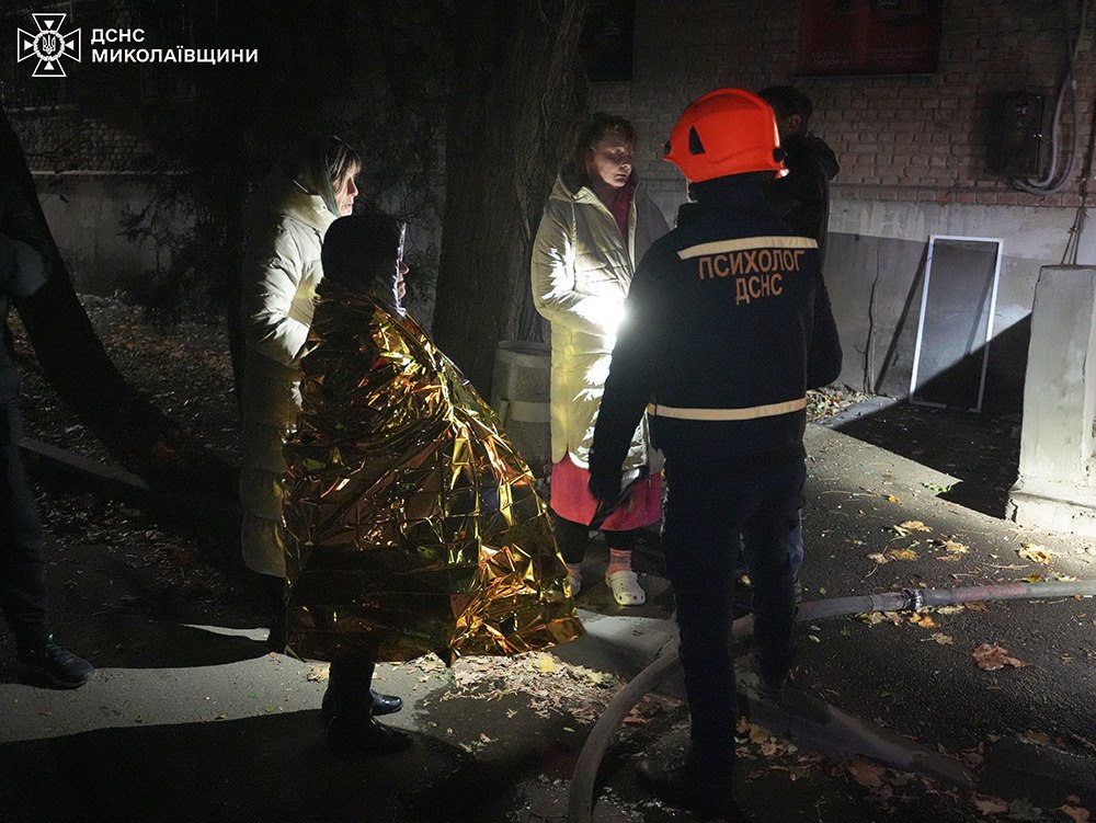 В Николаеве вследствие атаки дронов горели жилые дома, есть жертвы